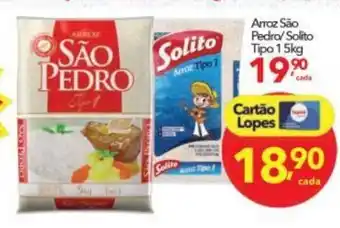 Arroz Sao Pedro/ Solito tipo 1 5kg
