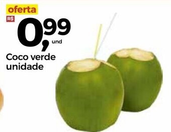 Frangolândia Coco verde unidade oferta