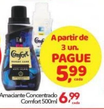 Lopes Supermercados Amaciante Concentrado Comfort 500ml oferta