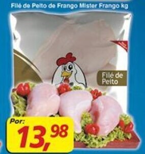 Supermercados Guanabara File de Peito de Frango Mister Frango 1kg oferta