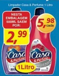 Supermercados Guanabara Limpador Casa & Perfume 500ml oferta