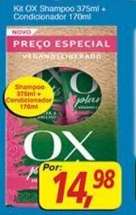 Supermercados Guanabara Kit OX Shampoo 375ml + Condicionador 170ml oferta