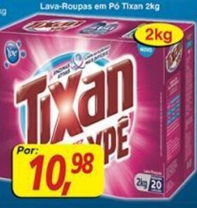 Supermercados Guanabara Lava-roupas em po Tixan 2kg oferta