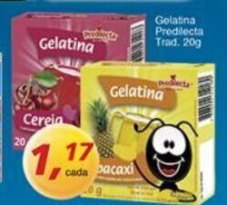 Supermercados Guanabara Gelatina Predilecta trad. 20g oferta