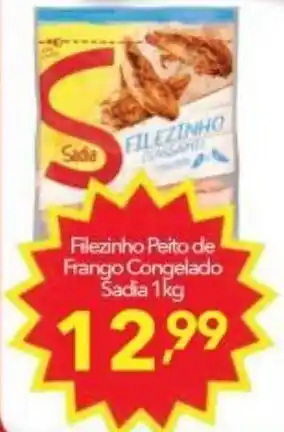 Filezinho peito de Frango Congelado Sadia 1kg