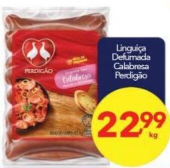 Lopes Supermercados Linguica Defumada Calabresa Perdigao 1kg oferta