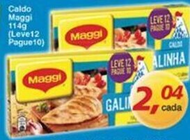Supermercados Guanabara Caldo Maggi 114g oferta