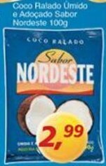 Supermercados Guanabara Coco Ralado Umido e Adocado Sabor Nordeste 100g oferta