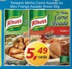 Supermercados Guanabara Tempero Minha Carne Assada ou Meu Frango Assado Knorr 25g oferta