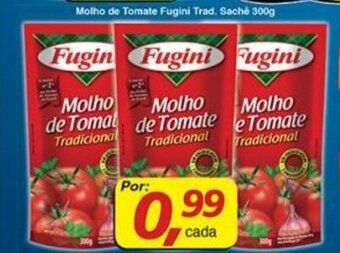 Supermercados Guanabara Molho de Tomate Fugini Trad. sachet 300g oferta