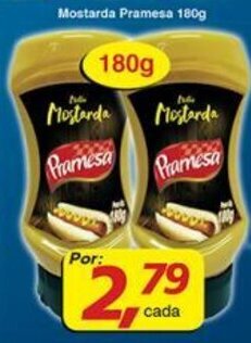 Supermercados Guanabara Mostarda Pramesa 180g oferta