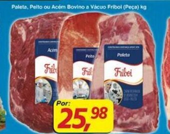 Supermercados Guanabara Paleta, Peito ou Acem Bovino a Vacuo Friboi (peca) 1kg oferta