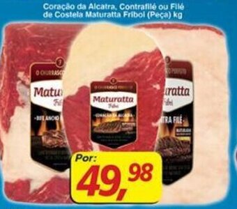 Supermercados Guanabara Coracao da Alcatra, Contrafile ou File de Costela Maturatta Friboi (peca) 1kg oferta