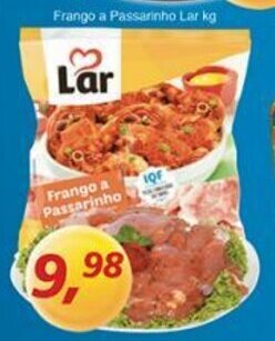 Supermercados Guanabara Frango a Passarinho Lar 1kg oferta
