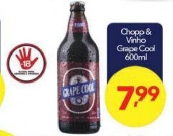 Lopes Supermercados Chopp & Vinho Grape Cool 600ml oferta