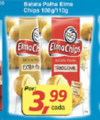 Supermercados Guanabara Batata Palha Elma Chips 100g/110g oferta