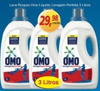 Supermercados Guanabara Lava roupas Omo Liquido lavagem Perfeito 3L oferta