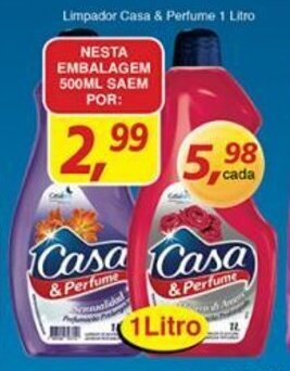 Supermercados Guanabara Limpador Casa & Perfume 500ml oferta