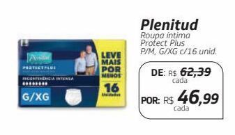 Drogal Plenitud roupa íntima protect plus oferta