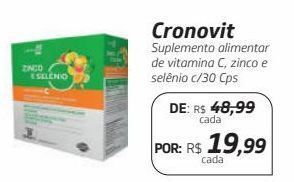 Drogal Cronovit suplemento alimentar de vitamina c, zinco e selênio c/30 cps oferta
