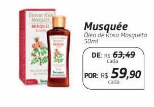 Drogal Musquée óleo de rosa mosqueta 50ml oferta