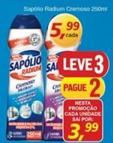 Sapolio Radium Cremoso 250ml