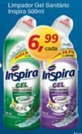 Supermercados Guanabara Limpador Gel Sanitario Inspira 500ml oferta