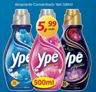 Supermercados Guanabara Amaciante Concentrado Ype 500ml oferta