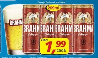 Supermercados Guanabara Cerveja Brahma lata 269ml oferta
