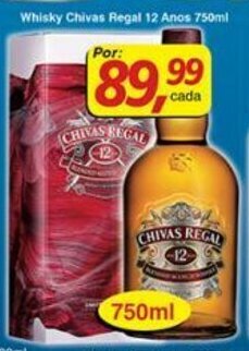 Supermercados Guanabara Whisky Chivas Regal 12 Anos 750ml oferta
