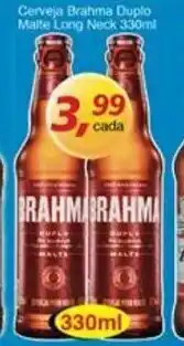Supermercados Guanabara Cerveja Brahma Duplo Malte Long Neck 330ml oferta