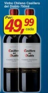 Supermercados Guanabara Vinho Chileno Casillero del Diablo 750ml oferta