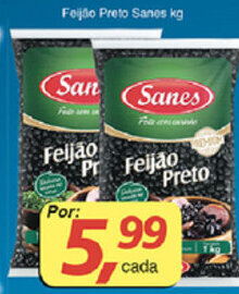Supermercados Guanabara Feijao Preto Sanes 1kg oferta