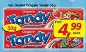 Supermercados Guanabara Gel Dental Colgate Tandy 50g oferta