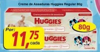 Supermercados Guanabara Creme de Assaduras Huggies Regular 80g oferta