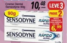 Supermercados Guanabara Creme Dental Sensodyne 90g oferta