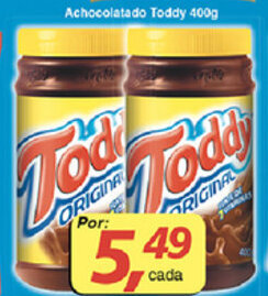 Achocolatado Toddy 400g