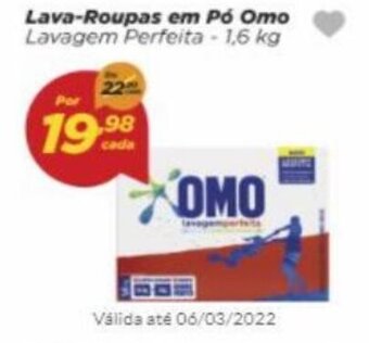 Dia Lava-roupas em po Omo 1.6kg oferta