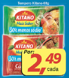 Supermercados Guanabara Tempero Kitano 60g oferta