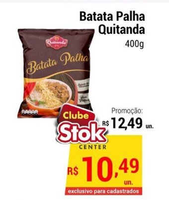 Stok Center Batata Palha Quitanda 400g oferta