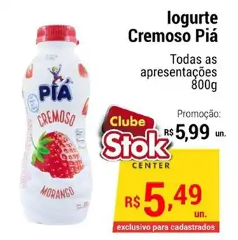 Iogurte Cremoso Pia 800g