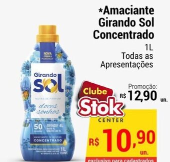Stok Center Amaciante Girando Sol Concentrado 1L oferta