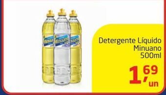 Tenda Atacado Detergente líquido minuano 500ml oferta