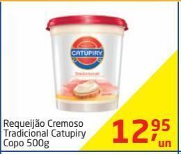 Requeijão cremoso tradicional catupiry copo 500g
