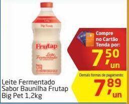 Tenda Atacado Leite fermentado sabor baunilha frutap big pet 1,2kg oferta