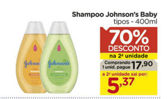 Carrefour Shampoo Johnson's Baby 400ml oferta