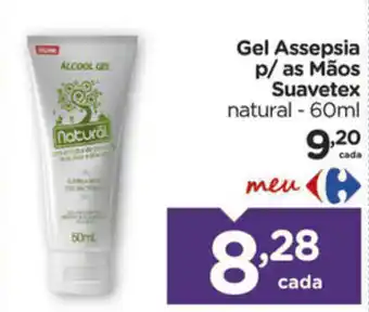 Gel Assepsia p/ as Maos Suavetex 60ml