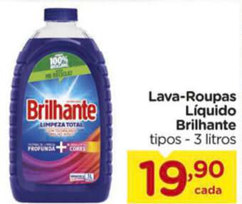 Carrefour Lava Roupas Liquido Brilhante 3L oferta