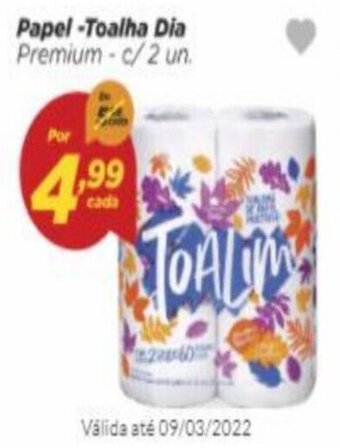 Dia Papel Toalha Dia c/2 un. oferta