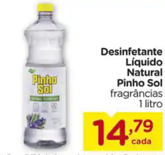 Carrefour Desinfetante Liquido Natural Pinho Sol 1L oferta